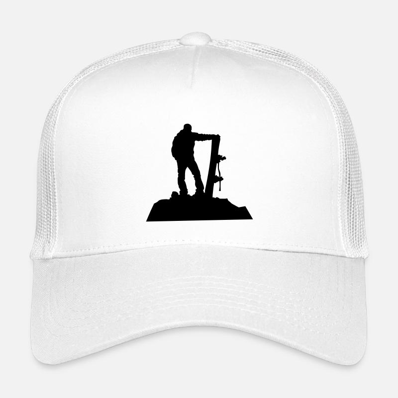 Snowboarder Kinder Trucker-Cap