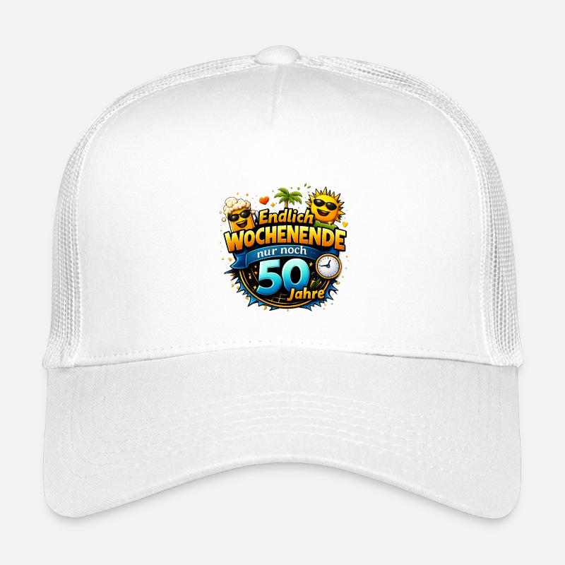 Endlich Wochenende nur noch 50 Jahre  Kinder Trucker-Cap
