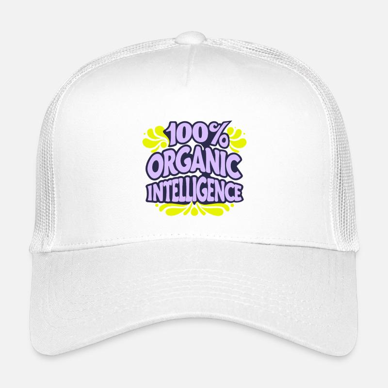 100 % intelligence organique, pas une IA Casquette trucker enfant