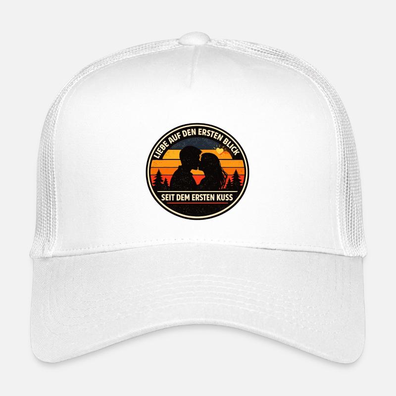 Love at First Sight Saying Kids’ Trucker Cap