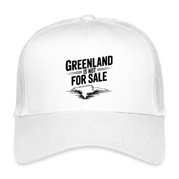 Grönland steht nicht zum Verkauf - Kinder Trucker-Cap - Weiß - Vorne