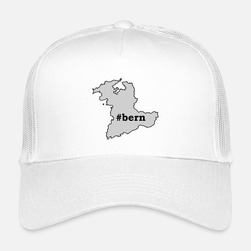 BE Bern - Kinder Trucker-Cap - Weiß