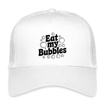 Iss meine Blasen - Kinder Trucker-Cap - Weiß - Vorne