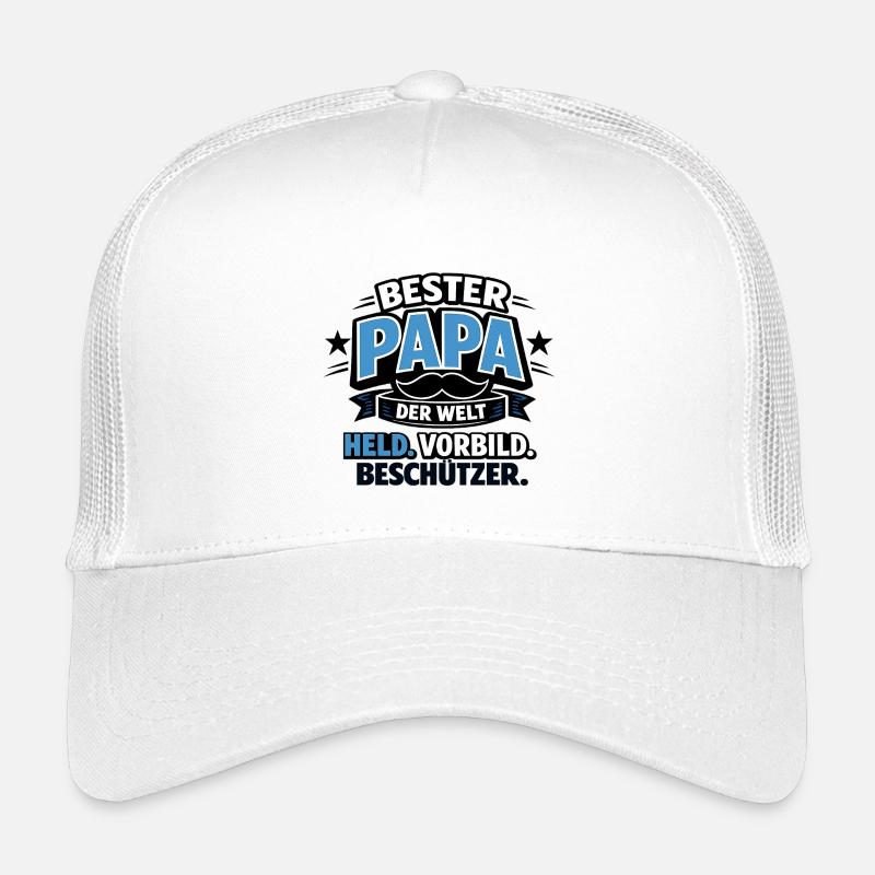 Bester Papa der Welt – Held und Beschützer Kinder Trucker-Cap