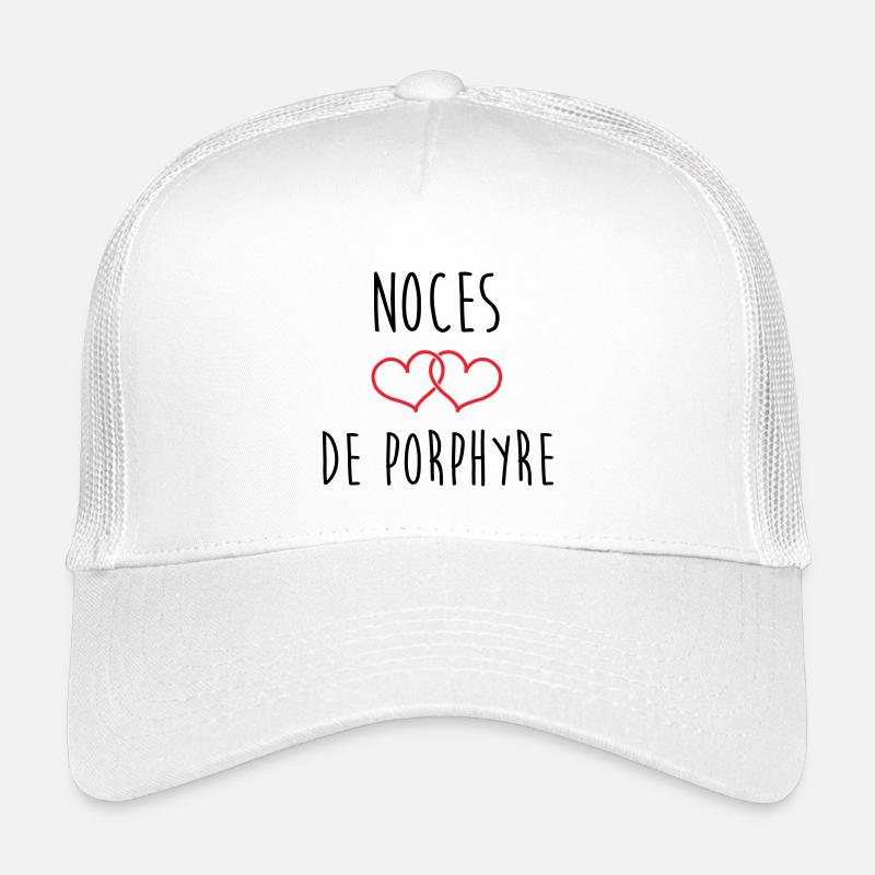 noces de porphyre 33 ans de mariage Casquette trucker enfant