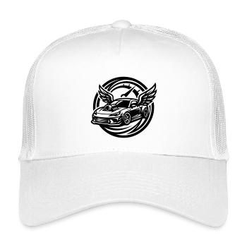 Auto Tuning Tacho - Kinder Trucker-Cap - Weiß - Vorne