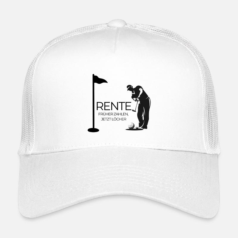 Rente Golfer  - Kinder Trucker-Cap - Weiß