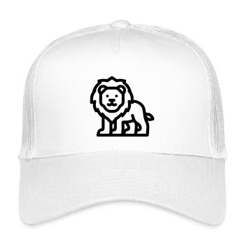 lion - Kids’ Trucker Cap - white - Front