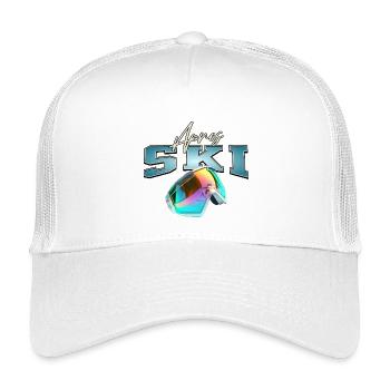 Après-ski - Casquette trucker enfant - blanc - Devant