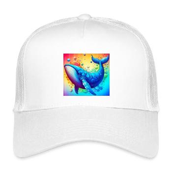 Wal - Kinder Trucker-Cap - Weiß - Vorne