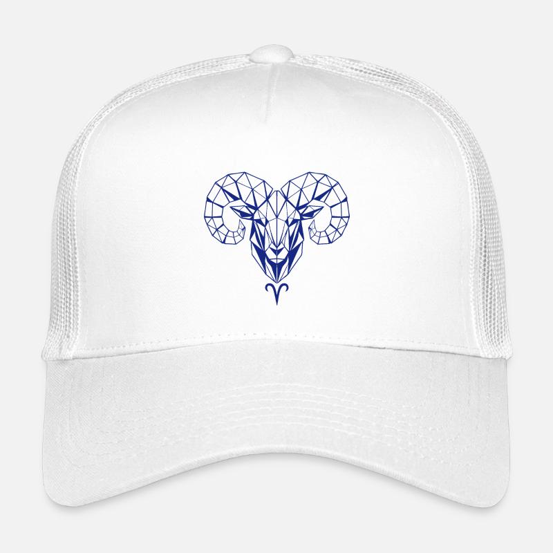 Polygone géométrique tête de bélier Casquette trucker enfant