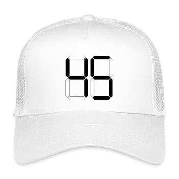 NUMMER 45 Fünfundvierzig Geschenk Digital - Kinder Trucker-Cap - Weiß - Vorne