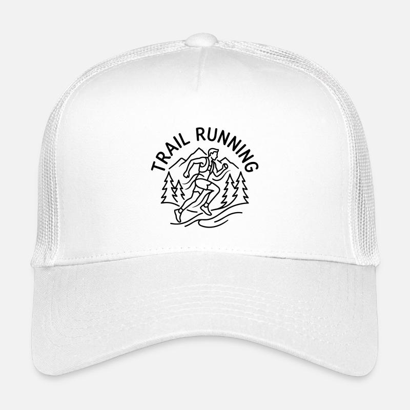 trail running - Kids’ Trucker Cap - white