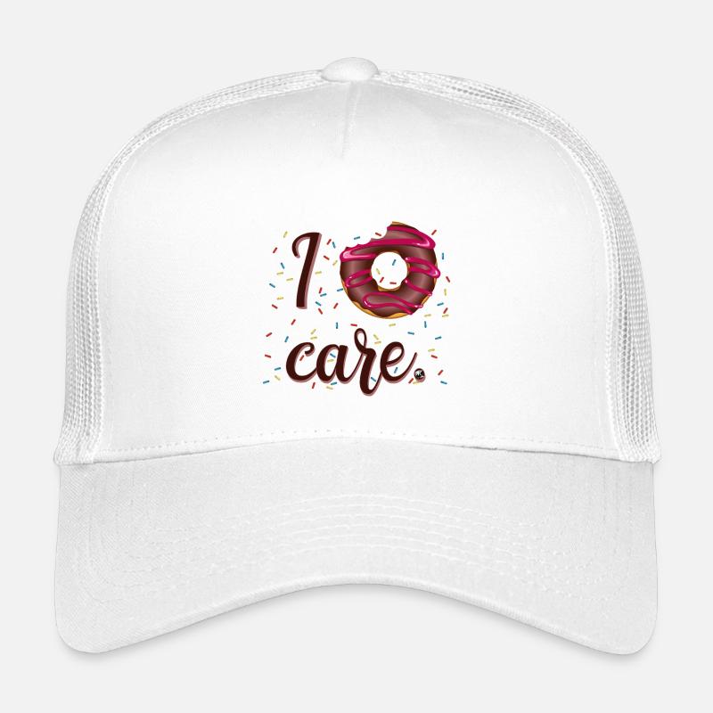 Glasierte Donut Abbildung mit Inschrift Kinder Trucker-Cap