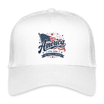 America 250 Years of Freedom - Kids’ Trucker Cap - white - Front