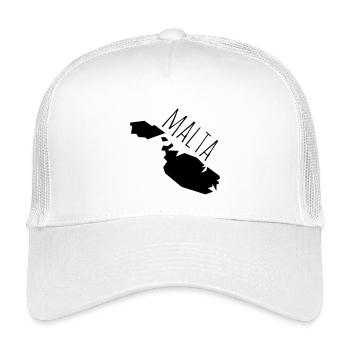 malta - Kids’ Trucker Cap - white - Front
