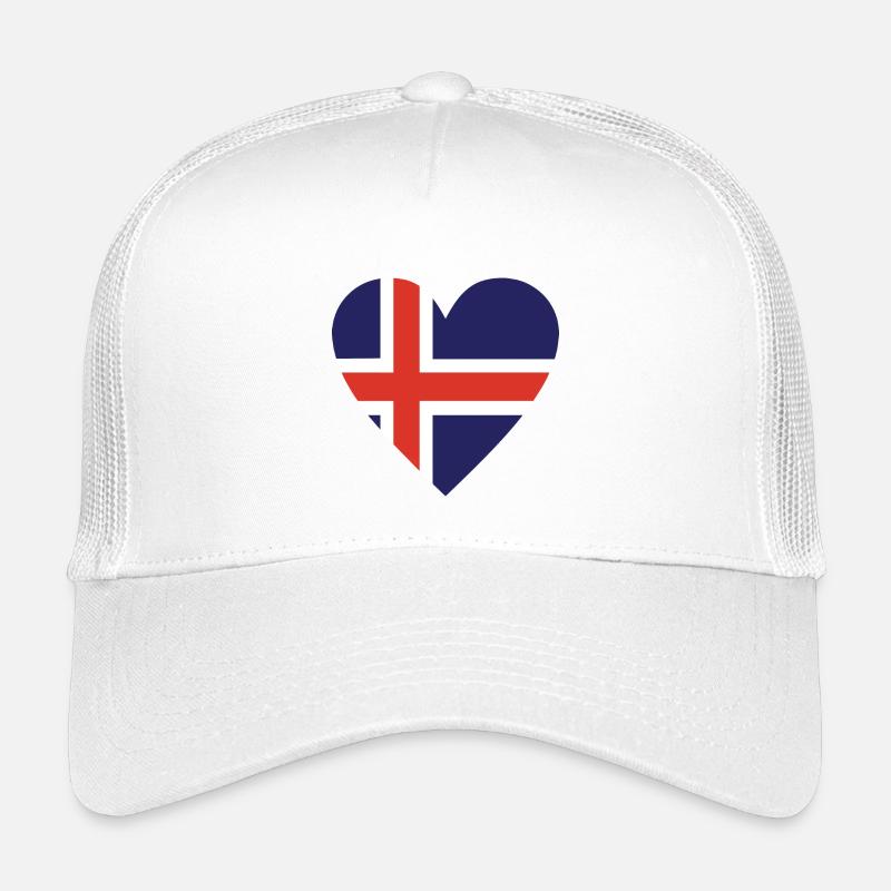 Island - Kinder Trucker-Cap - Weiß