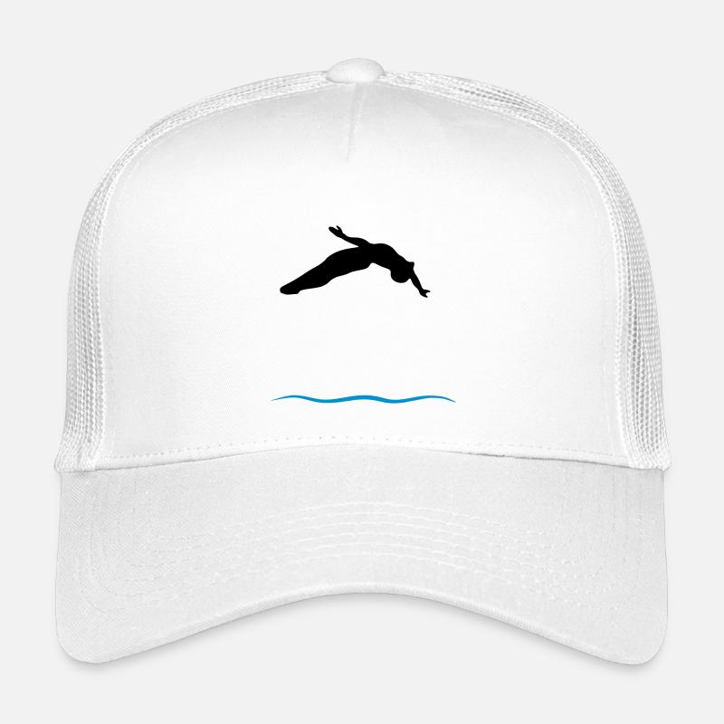 Turmspringer - Kinder Trucker-Cap - Weiß