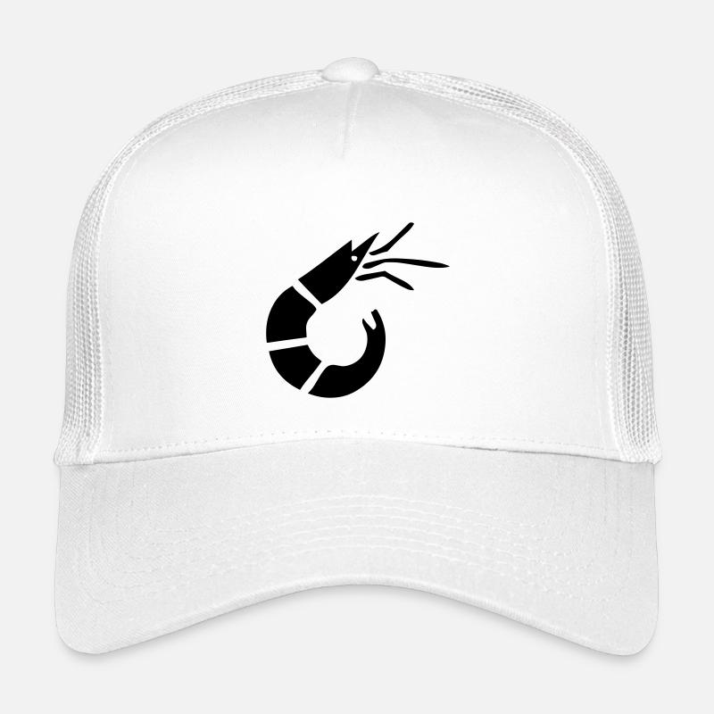 Garnele - Krabbe - Shrimp -Fischerei - Kinder Trucker-Cap - Weiß