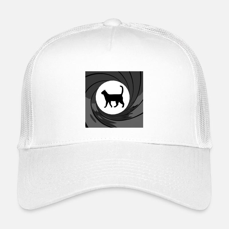 Bond Cat - Kinder Trucker-Cap - Weiß