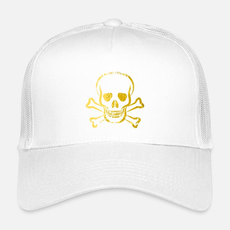 Skull - Skull - Skull & Bones Kids’ Trucker Cap