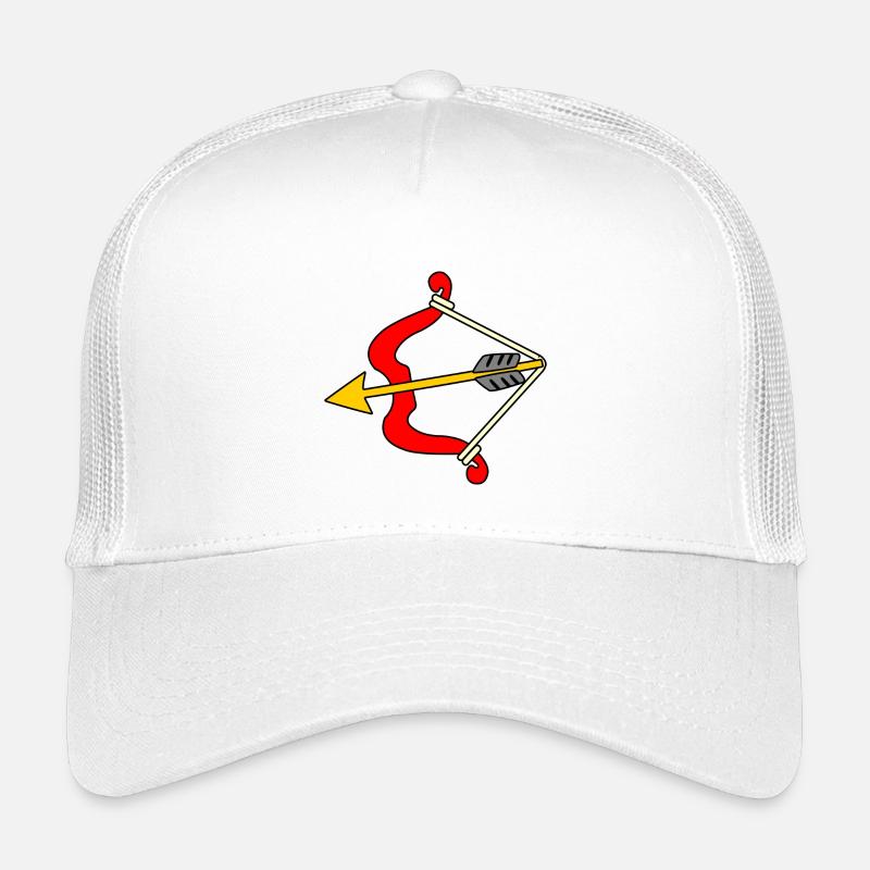 Pfeil und Bogen - Kinder Trucker-Cap - Weiß