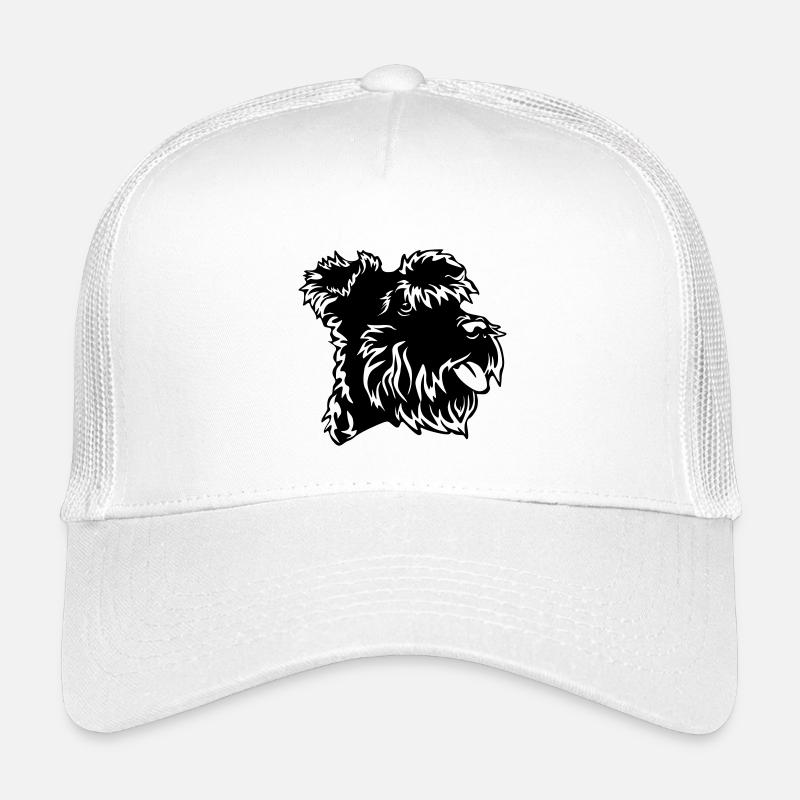 Zwergschnauzer Kopf Kinder Trucker-Cap