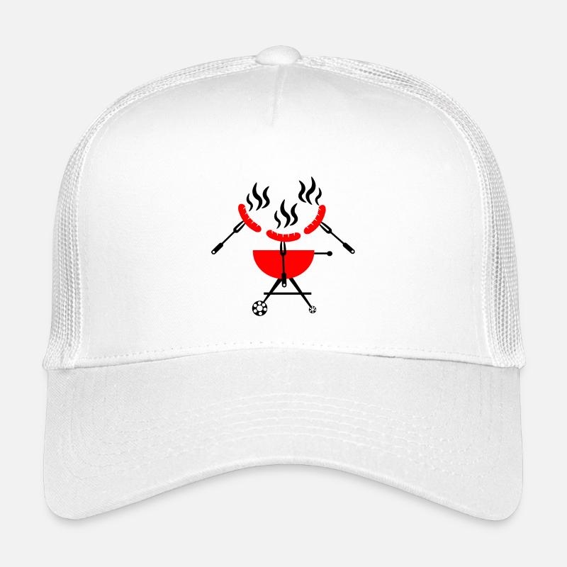 Saucisses au-dessus du barbecue Casquette trucker enfant