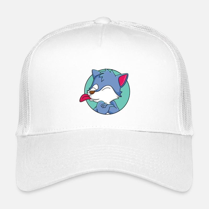 Frecher kleiner Wolf Kinder Trucker-Cap