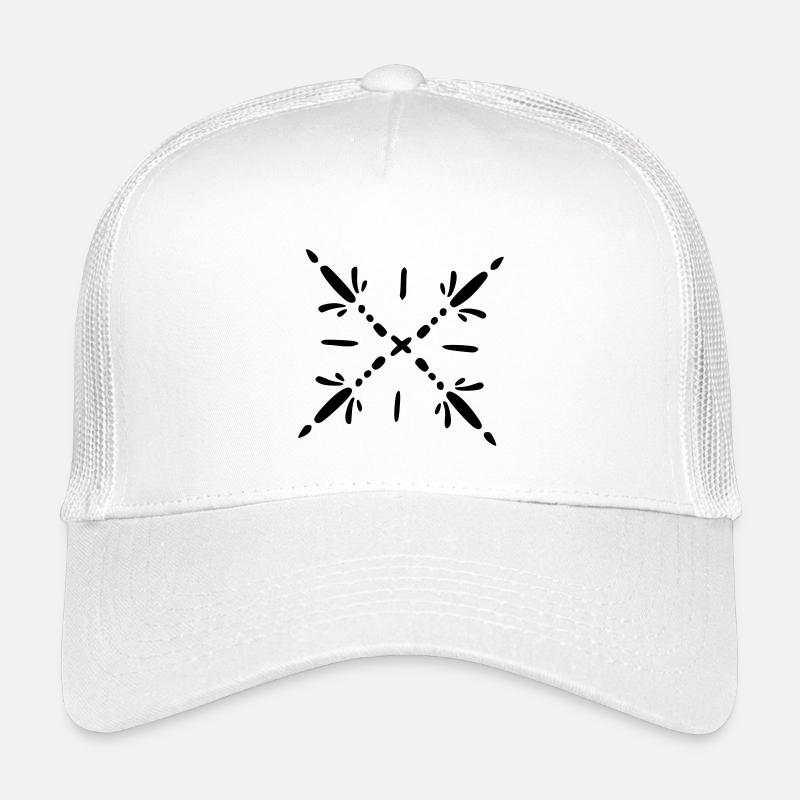 Mandala flocon de neige Casquette trucker enfant