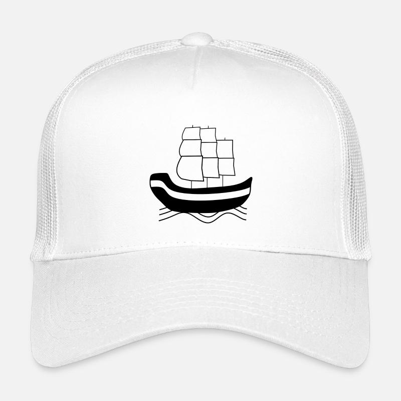 Sailboat Northern Germany Sailor Sailor Captain Kids’ Trucker Cap