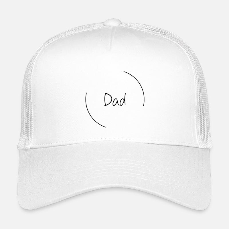 Dad - Kinder Trucker-Cap - Weiß