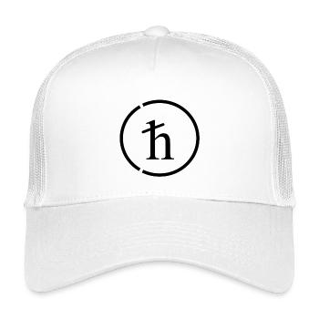 H-Schnitt H-Stange - Kinder Trucker-Cap - Weiß - Vorne