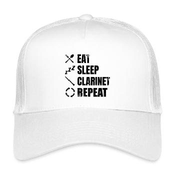Clarinetist Daily Routine - Kids’ Trucker Cap - white - Front