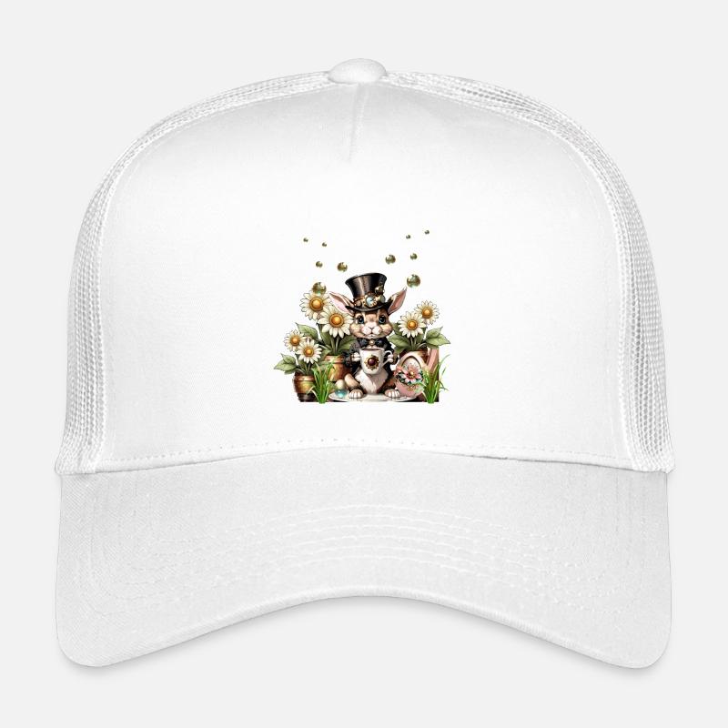 This cute Steampunk Easter Bunny is here Kids’ Trucker Cap