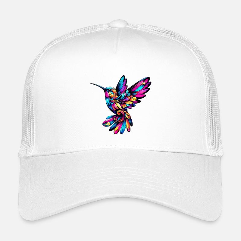 Kolibri - Kinder Trucker-Cap - Weiß
