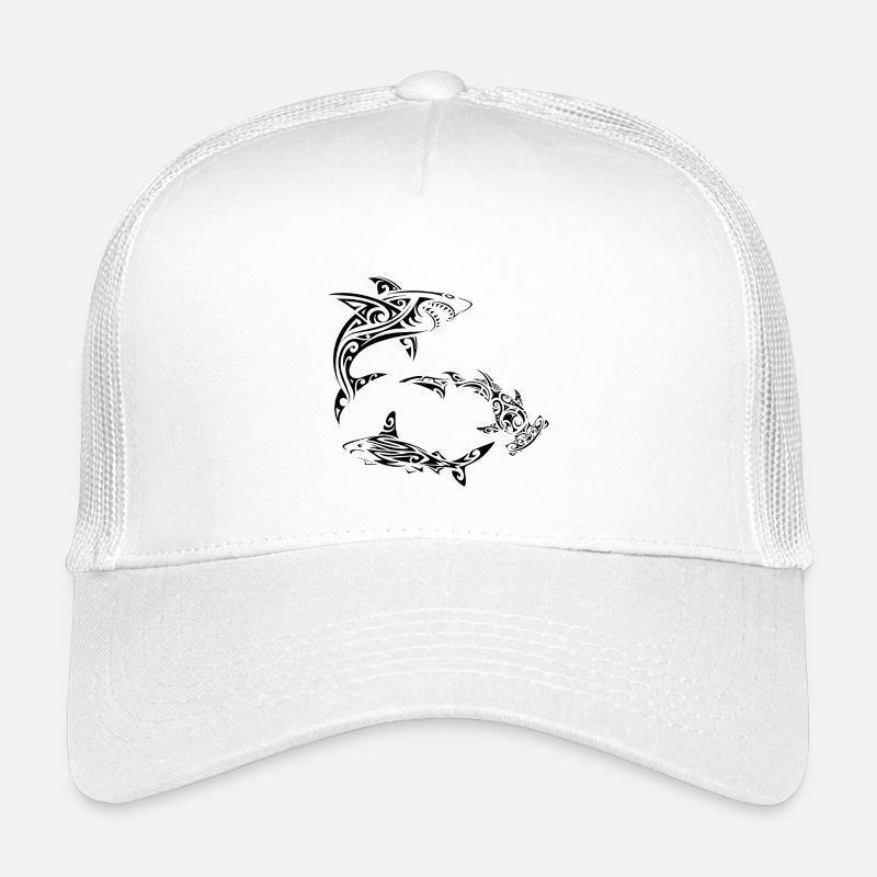 Requins polynésiens noirs Casquette trucker enfant