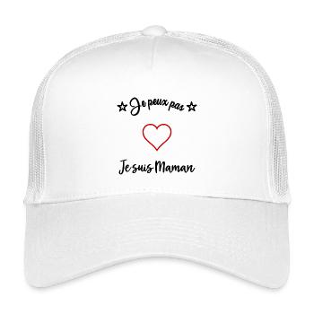 MOM - Kids’ Trucker Cap - white - Front