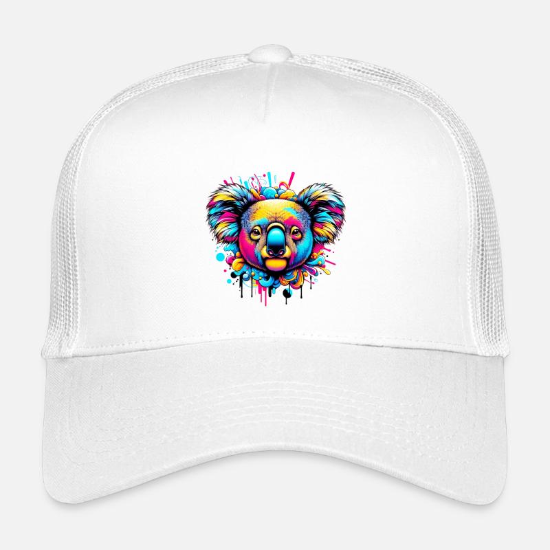 Koala - Kinder Trucker-Cap - Weiß
