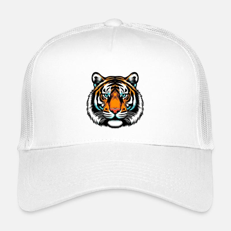 Tiger - Kinder Trucker-Cap - Weiß