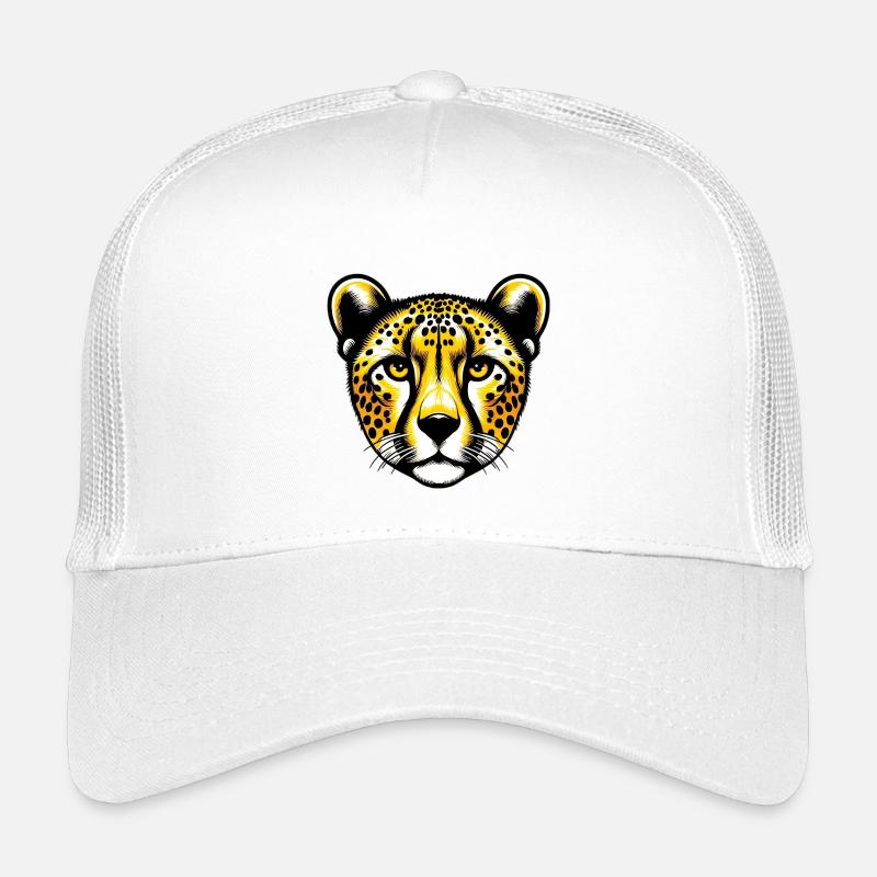 Gepard - Kinder Trucker-Cap - Weiß