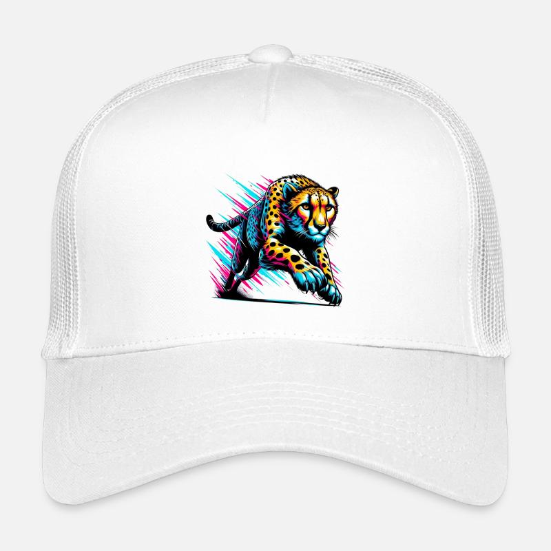 Gepard - Kinder Trucker-Cap - Weiß