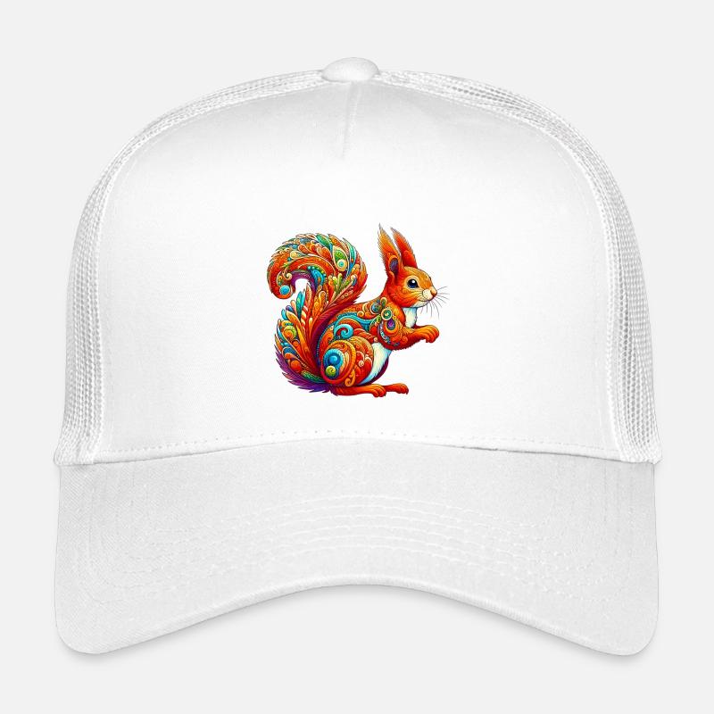 Squirrel - Kids’ Trucker Cap - white