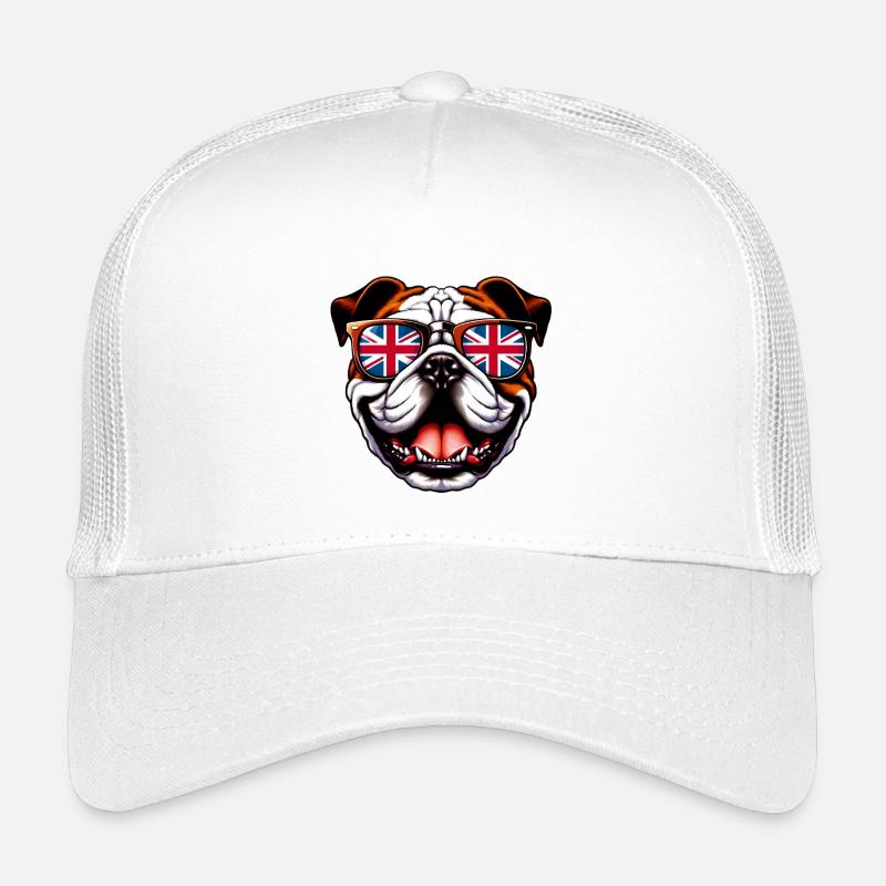 Bouledogue anglais Chien Casquette trucker enfant