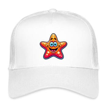 Seestern - Kinder Trucker-Cap - Weiß - Vorne