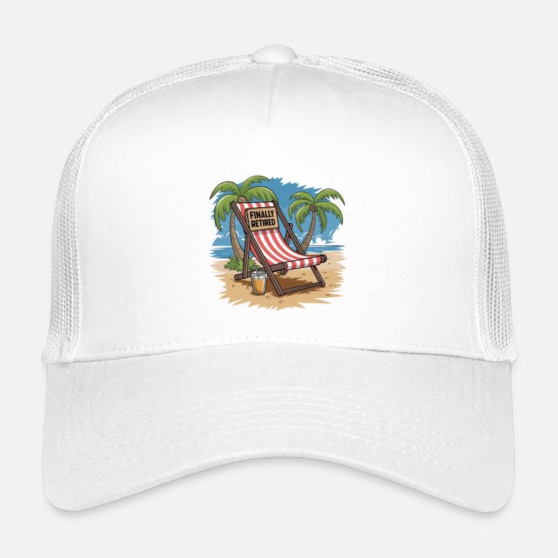 Finally Retired 2025 Professional Grandpa Opa und Kinder Trucker-Cap