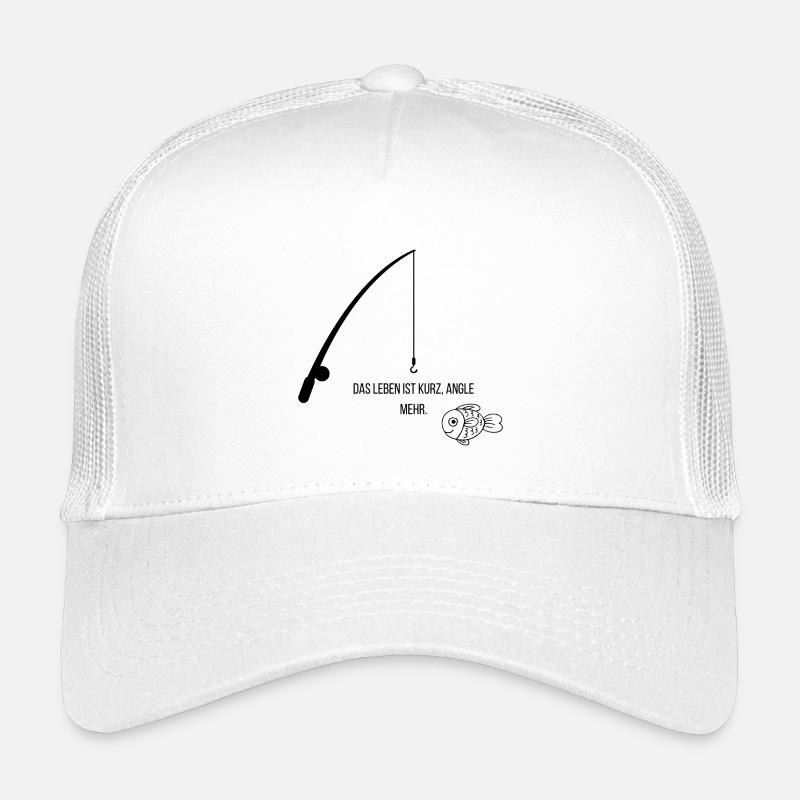 Das Leben ist kurz angle mehr - Kinder Trucker-Cap - Weiß
