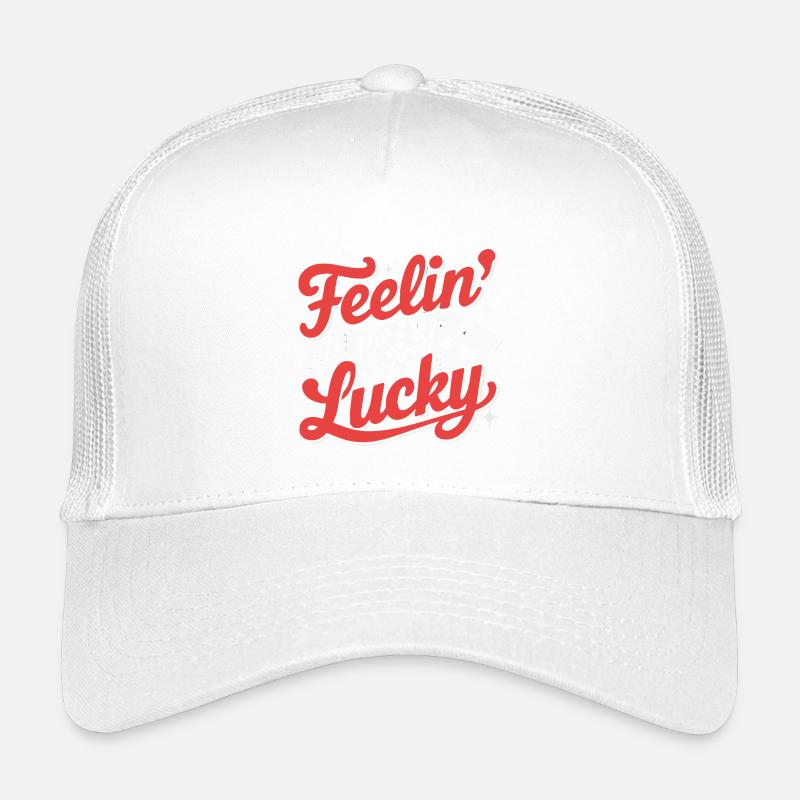 Sich glücklich fühlen - Kinder Trucker-Cap - Weiß