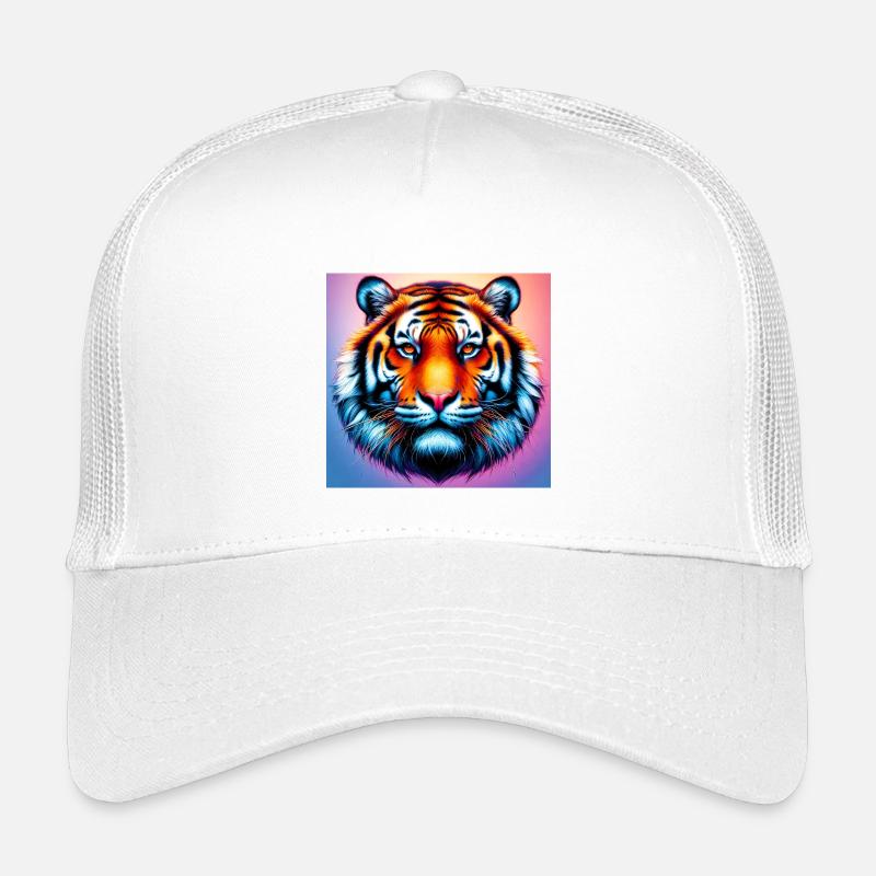 Tiger - Kinder Trucker-Cap - Weiß