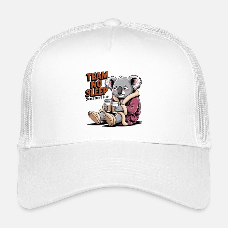 Team No Sleep Koala Kinder Trucker-Cap